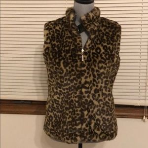 Vintage Guess faux fur vest